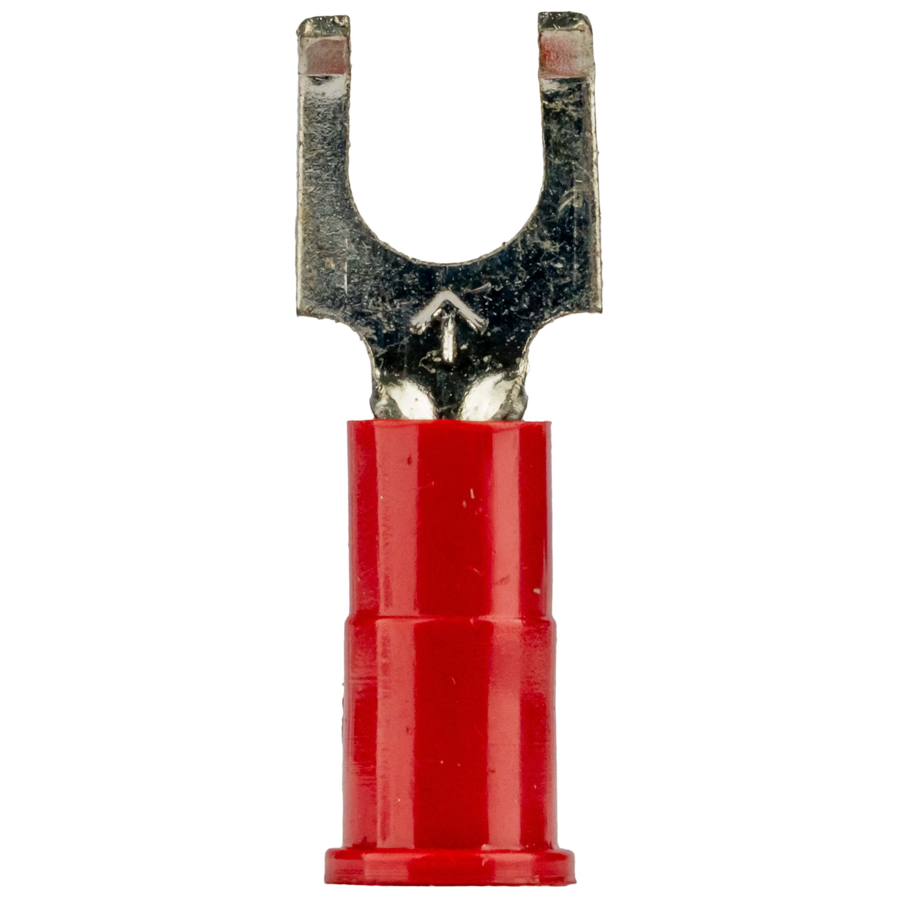 Ring Terminals - PVC Insulated - 22-18 ga - Red - 1/4